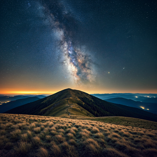 Milky way background