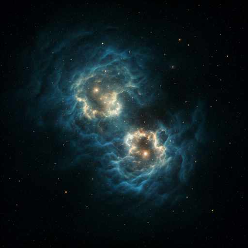 Deep space nebula background