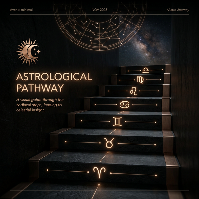 Astrological pathway steps