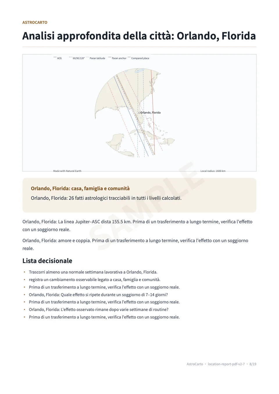 Pagina reale del PDF di esempio di astrocartografia personale 8