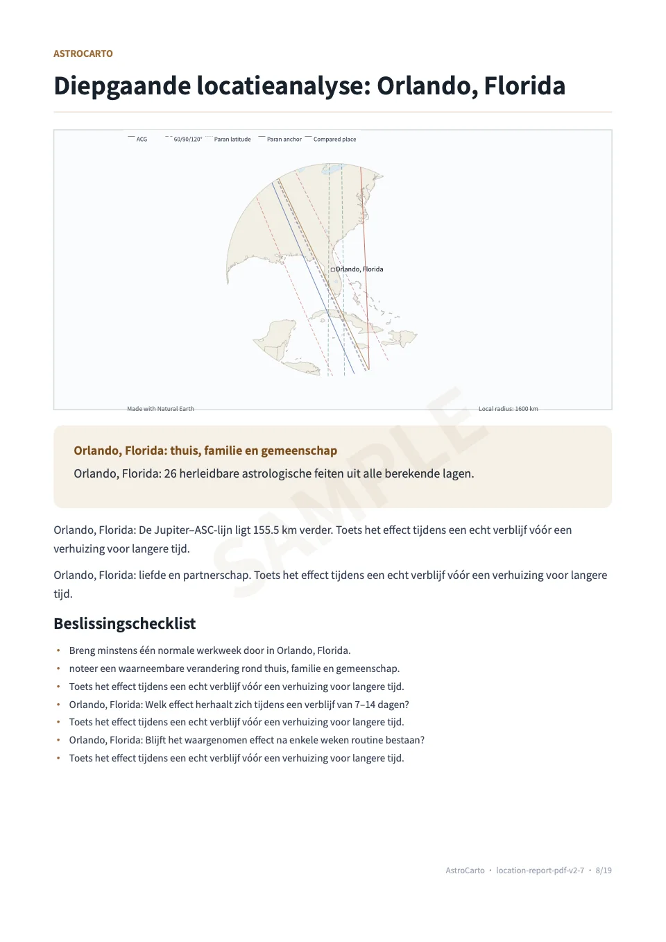 Echte pagina uit de voorbeeld-PDF voor persoonlijke astrocartografie 8