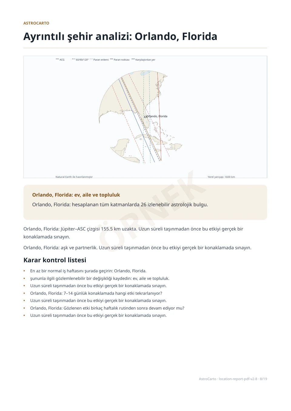 Kişisel astrokartografi örnek PDF'sinden gerçek sayfa 8